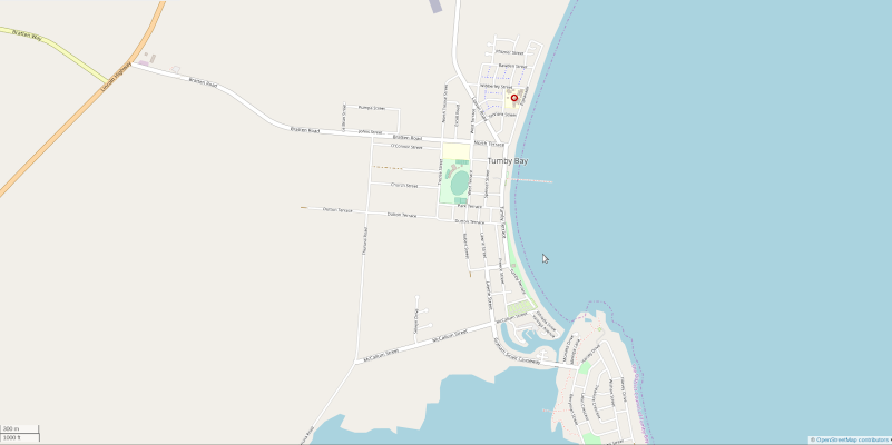 map of Tumby Bay, South Australia