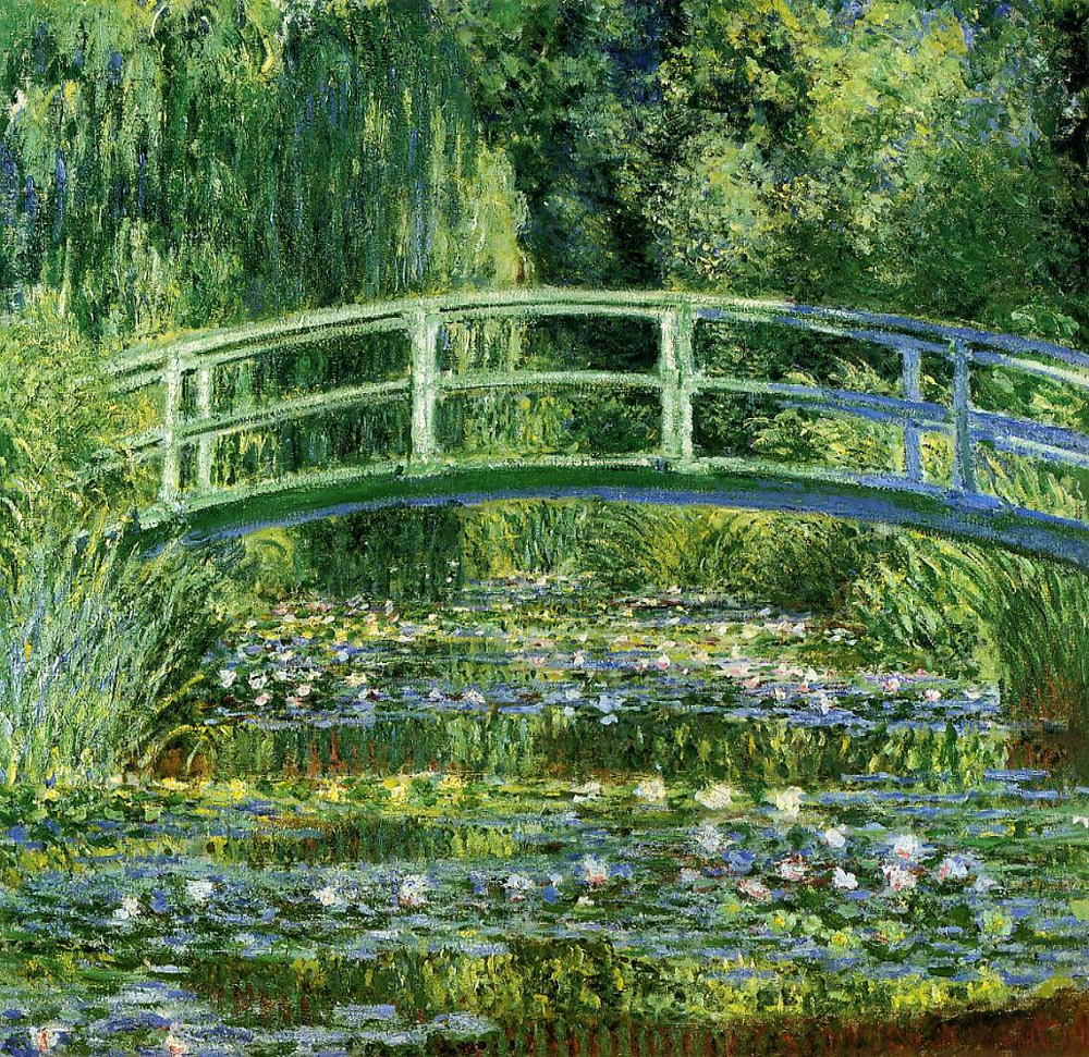 image of Japanese Bridge in Monet's garden