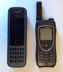 two satellite phones